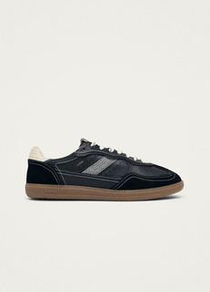 Tb.490 Rife Grain Black & Cream Leather Sneakers via Alohas