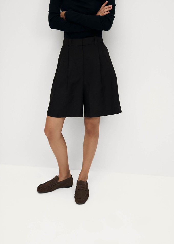 Aven Suede Brown Leather Loafers from Alohas