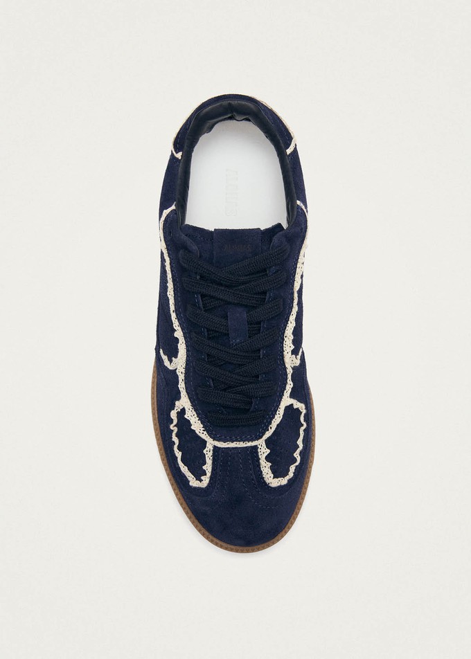 Tb.490 Crochet Navy Leather Sneakers from Alohas