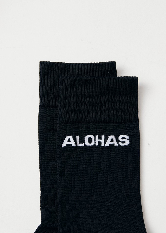 Ava Black Socks from Alohas