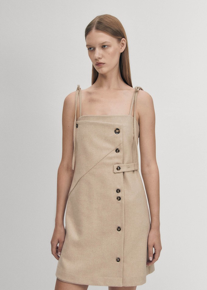 Gala Beige Dress from Alohas
