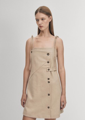 Gala Beige Dress from Alohas