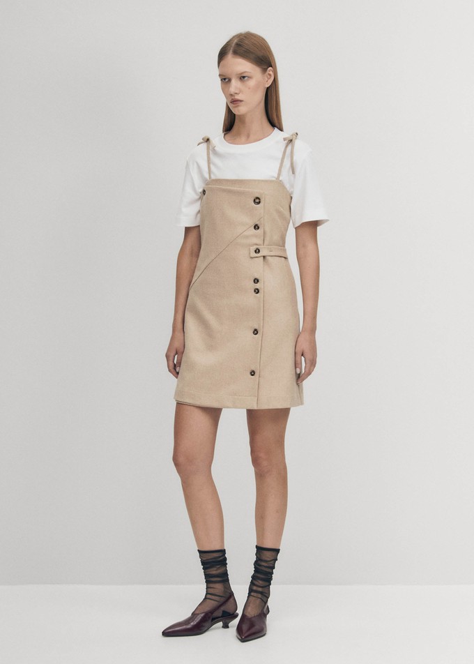 Gala Beige Dress from Alohas