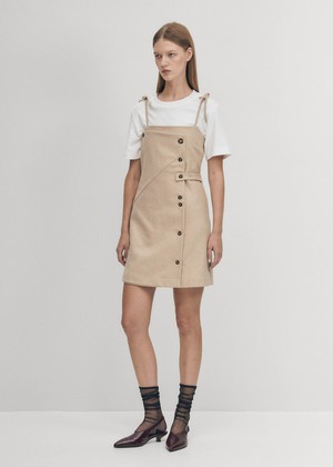 Gala Beige Dress from Alohas