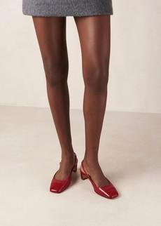 Lindy Bliss Red Leather Pumps via Alohas