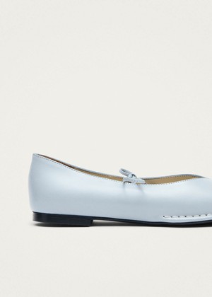 Sway Blue Leather Ballet Flats from Alohas