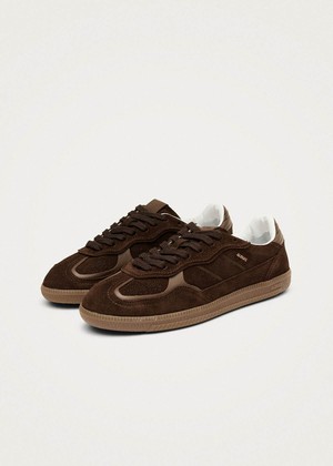 Tb.490 Rife Chocolate Brown Leather Sneakers from Alohas