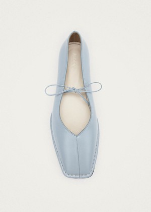 Sway Blue Leather Ballet Flats from Alohas
