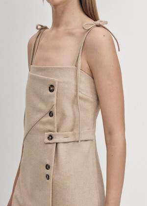 Gala Beige Dress from Alohas