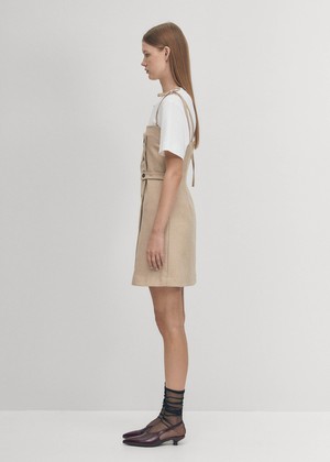 Gala Beige Dress from Alohas