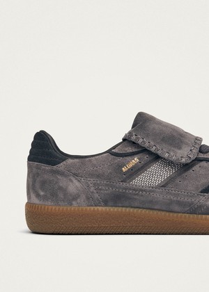 Tb.490 Club Suede Dark Grey Leather Sneakers from Alohas