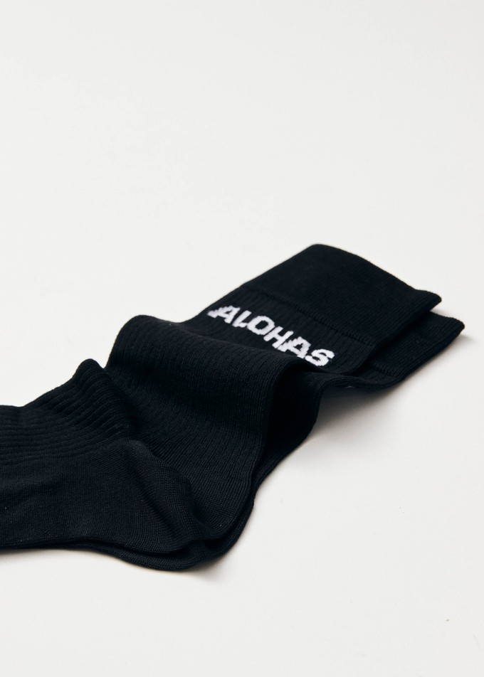 Ava Black Socks from Alohas