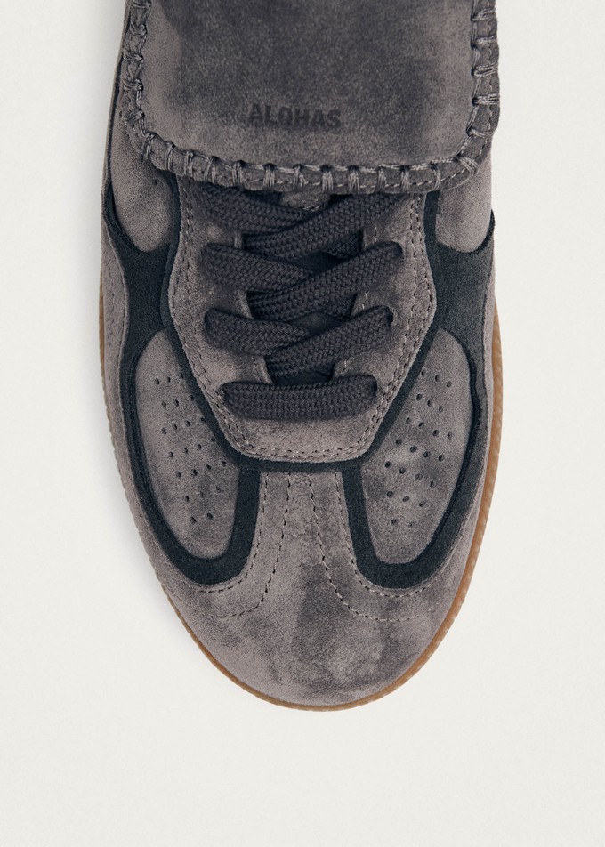 Tb.490 Club Suede Dark Grey Leather Sneakers from Alohas