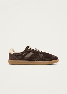 Tb.490 Rife Chocolate Cream Leather Sneakers via Alohas