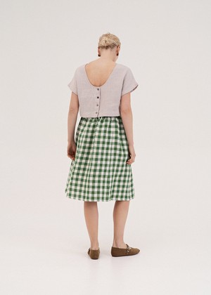 Bergen Mid Length Skirt from AmourLinen