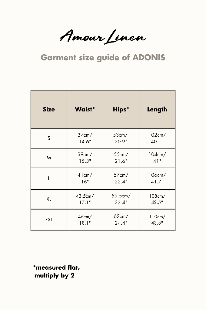 ADONIS pants in Charcoal from AmourLinen