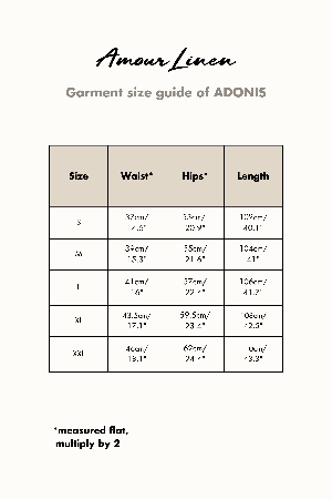 ADONIS pants in Charcoal from AmourLinen