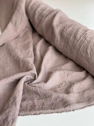 Rosy Brown 95" / 240 cm linen fabric from AmourLinen