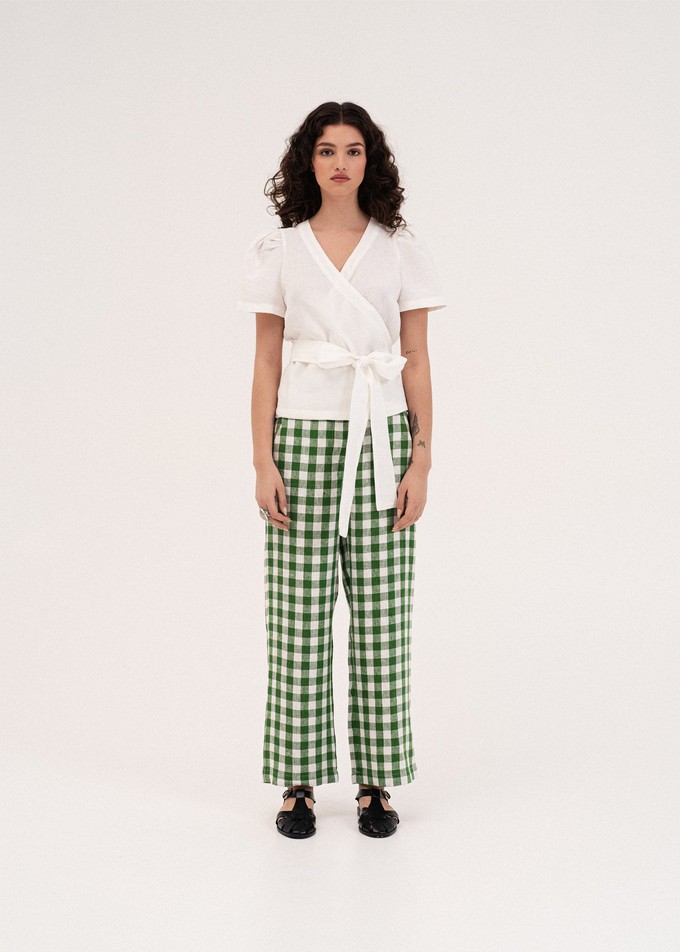 Elisa Wrap Top from AmourLinen