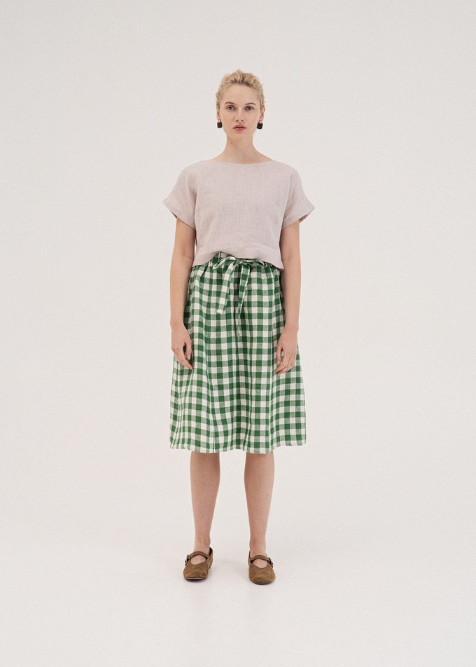 Bergen Mid Length Skirt from AmourLinen