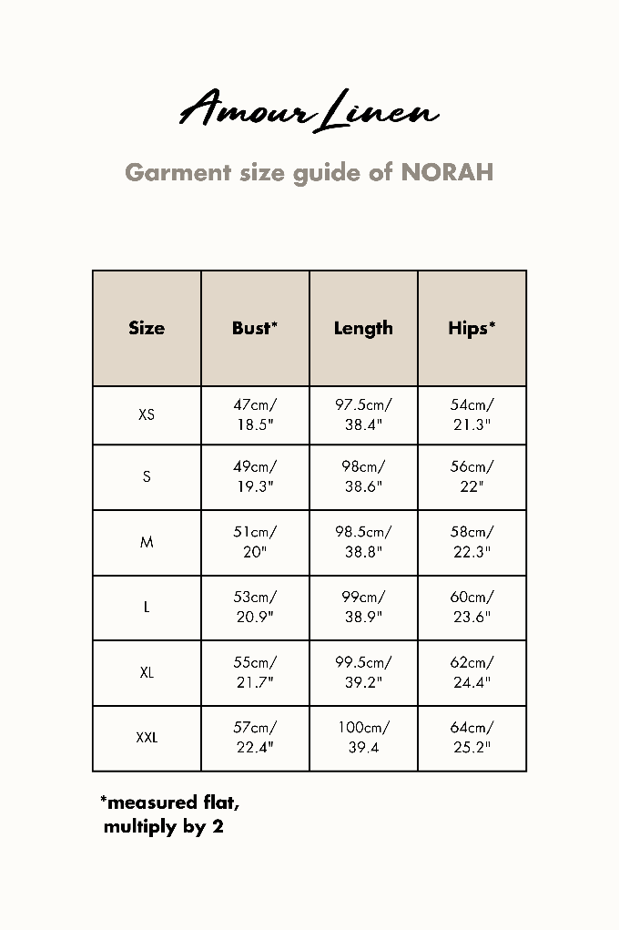 NORAH dress in Cream XS | sale from AmourLinen