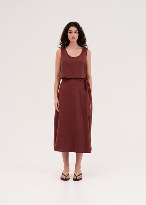 Iris Wrap Skirt from AmourLinen
