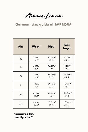 Barbora straight linen pants in Green Gingham from AmourLinen