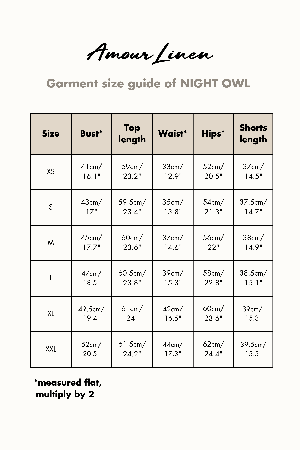 Night Owl sleeveless linen pajama set in Terracotta from AmourLinen