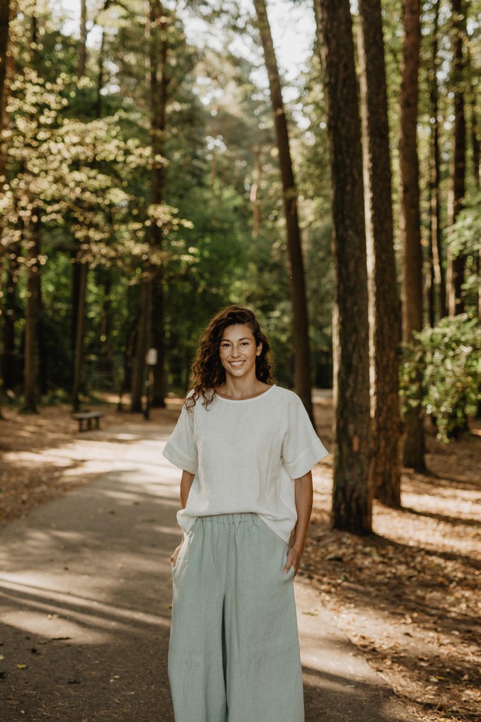 PORTO top in White from AmourLinen
