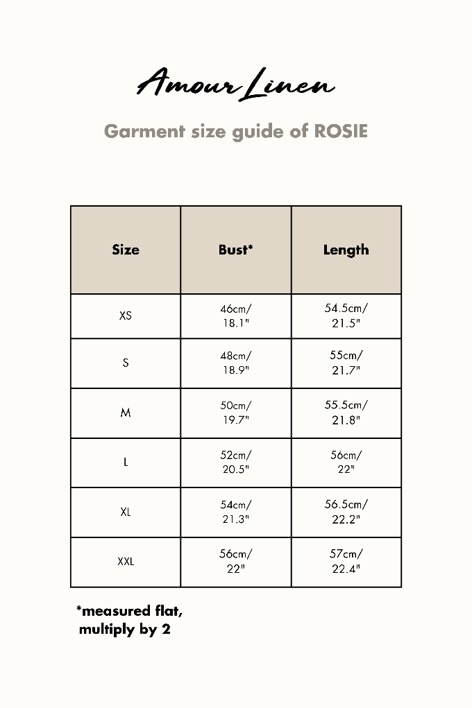 Rosie top in Dusty Lavender | sale from AmourLinen