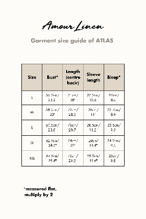 ATLAS top in Sage Green from AmourLinen