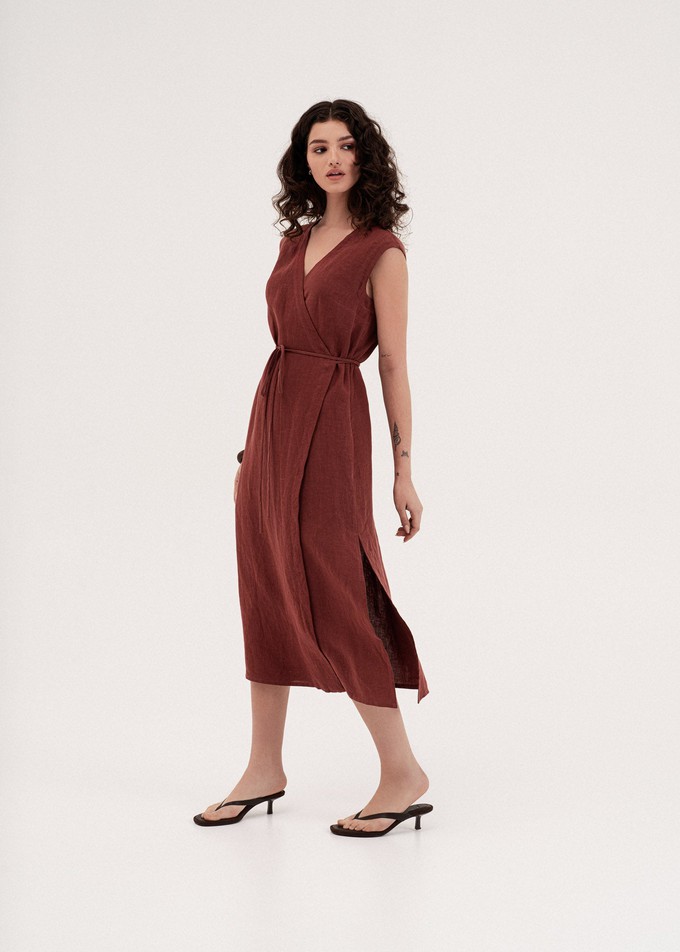Aurora mid length dress from AmourLinen