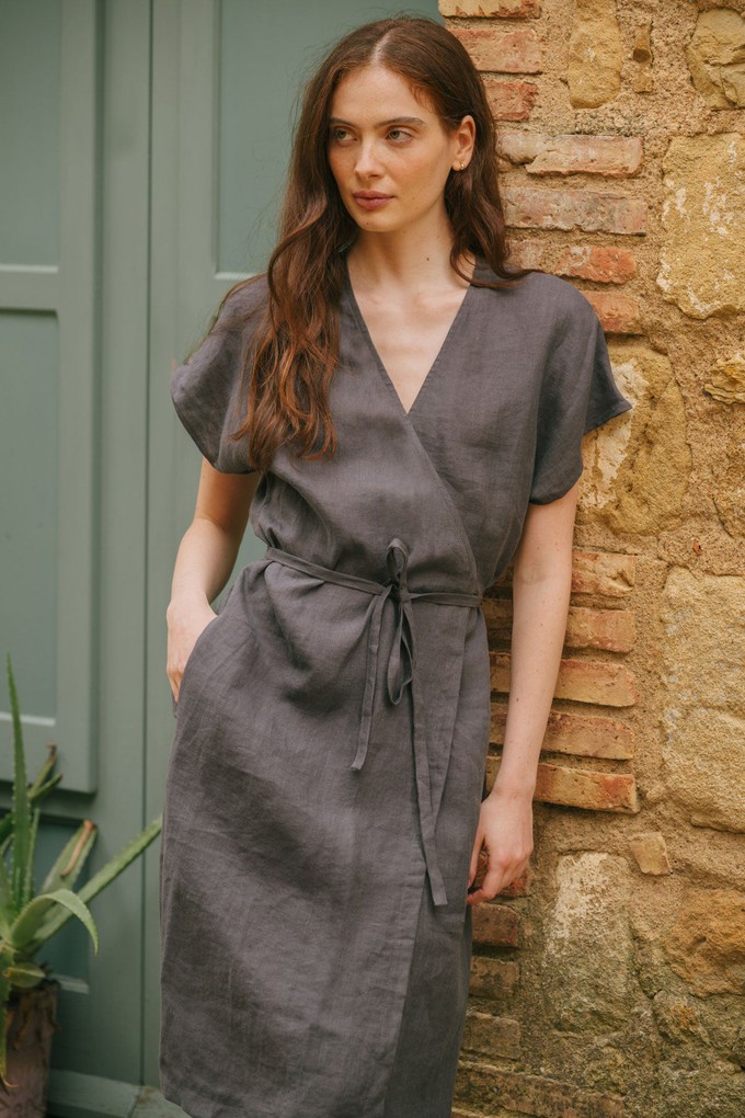 Olivia Wrap Dress from AmourLinen