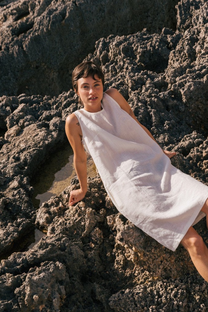 NORAH dress in Cream XS | sale from AmourLinen