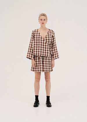 Adele Wrap Top from AmourLinen