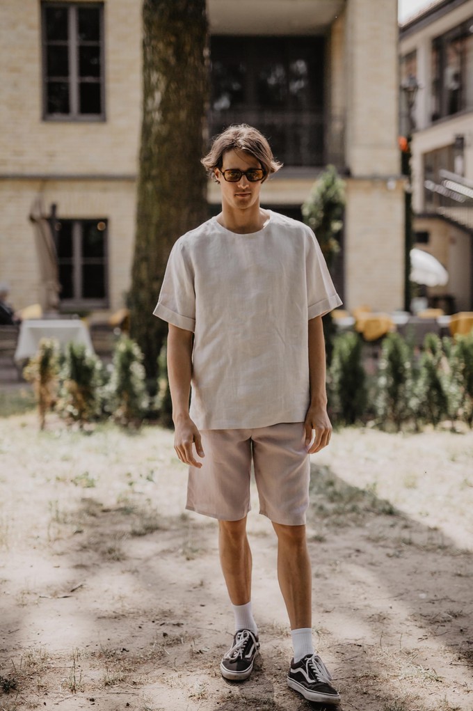 HERMES shorts in Dusty Rose from AmourLinen