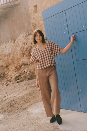 Barbora Straight Pants from AmourLinen