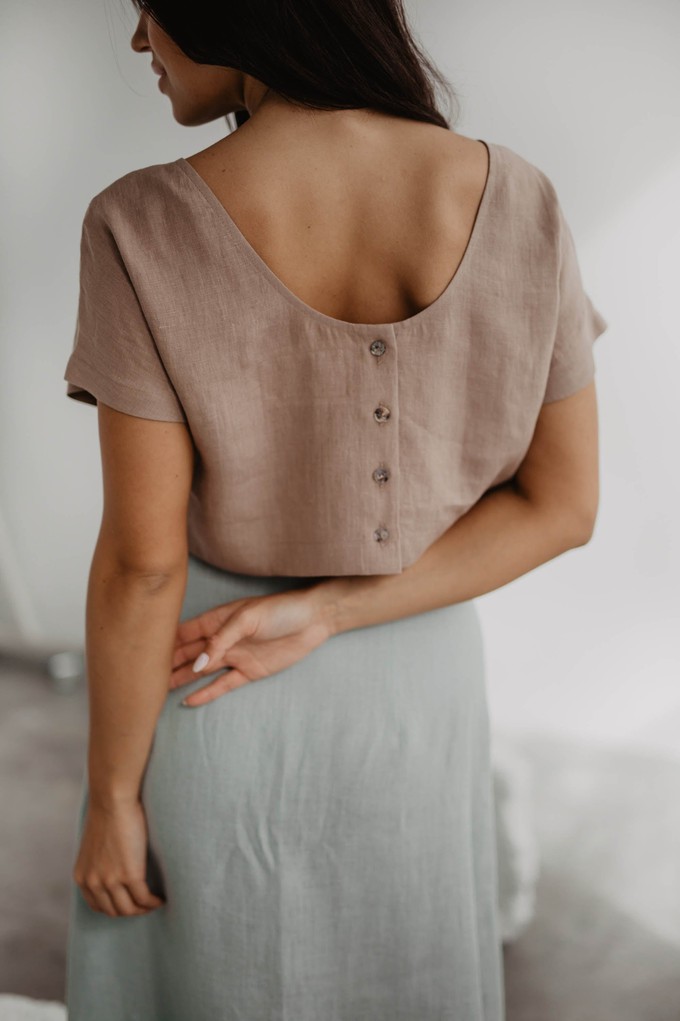 LISA top in Dusty Lavender | sale from AmourLinen
