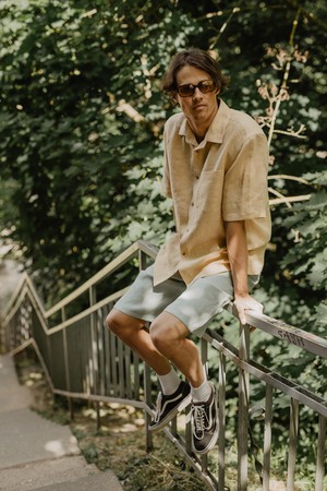 MAGNUS shirt in Mustard from AmourLinen