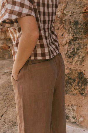 Barbora Straight Pants from AmourLinen