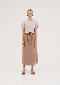 Iris Wrap Skirt via AmourLinen