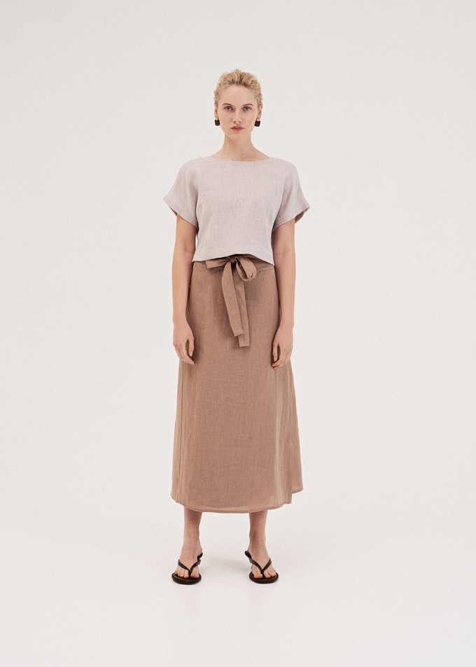 Iris Wrap Skirt from AmourLinen