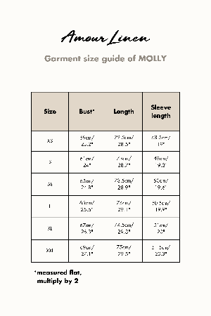 MOLLY shirt in Mocha Gingham from AmourLinen