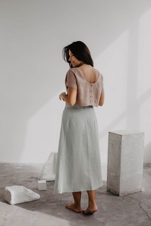 LISA top in Dusty Lavender | sale from AmourLinen