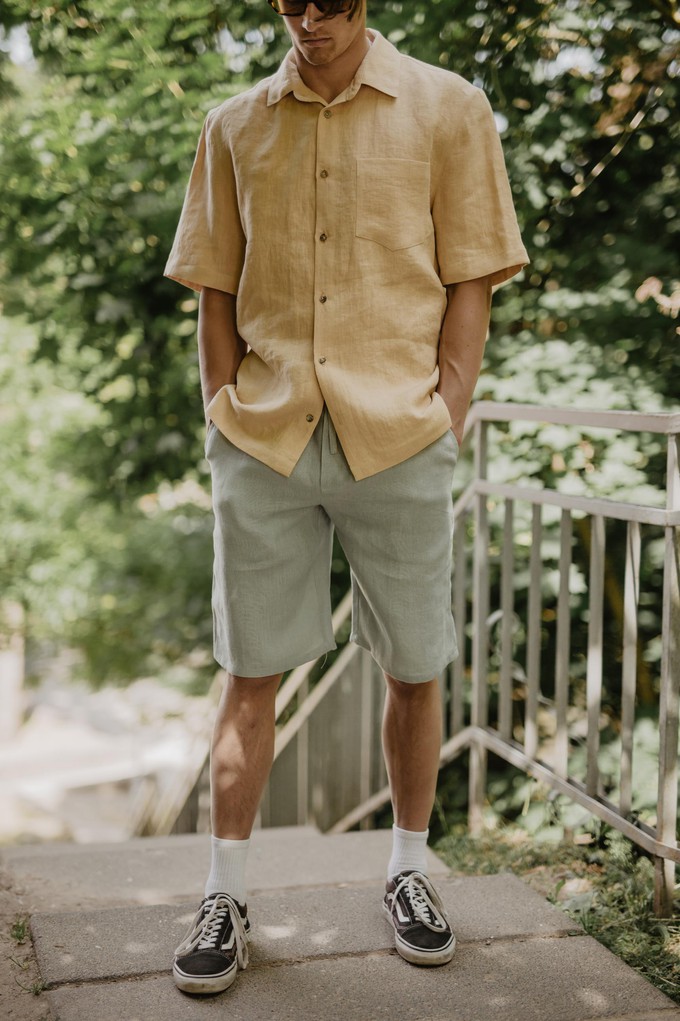 MAGNUS shirt in Mustard from AmourLinen