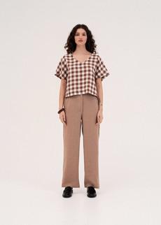 Barbora Straight Pants via AmourLinen