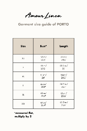 PORTO top in Terracotta from AmourLinen