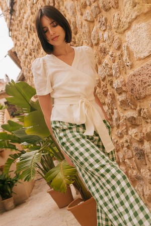ELISA top in White from AmourLinen