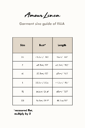 Ella pinafore linen top in Charcoal from AmourLinen Ella pinafore linen top in Charcoal from AmourLinen