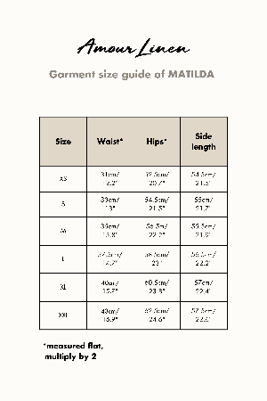Matilda long linen shorts in Rosy Brown from AmourLinen